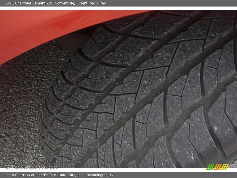 Bright Red / Red 1991 Chevrolet Camaro Z28 Convertible