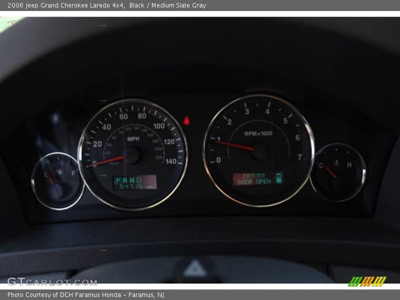 Black / Medium Slate Gray 2006 Jeep Grand Cherokee Laredo 4x4