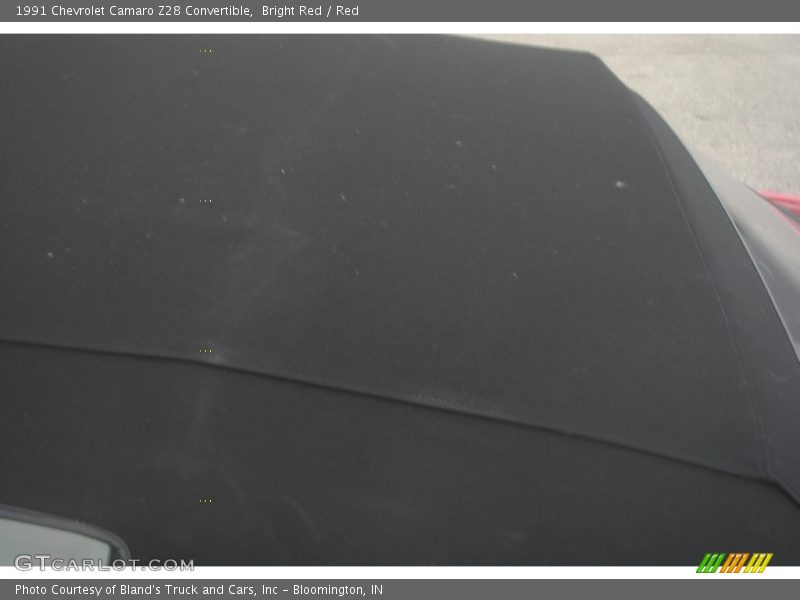 Bright Red / Red 1991 Chevrolet Camaro Z28 Convertible