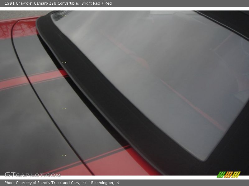 Bright Red / Red 1991 Chevrolet Camaro Z28 Convertible