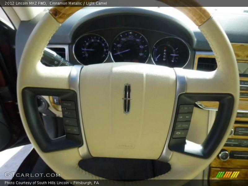 Cinnamon Metallic / Light Camel 2012 Lincoln MKZ FWD