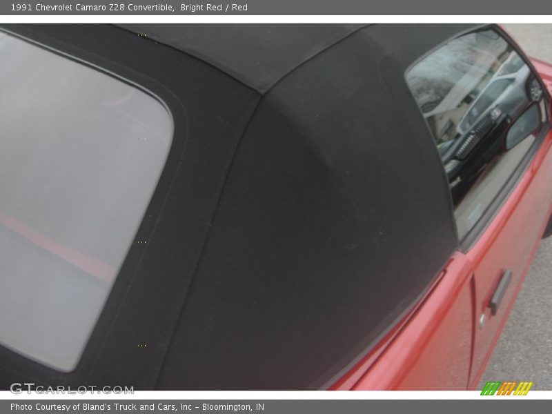 Bright Red / Red 1991 Chevrolet Camaro Z28 Convertible