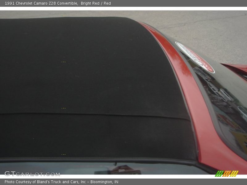 Bright Red / Red 1991 Chevrolet Camaro Z28 Convertible