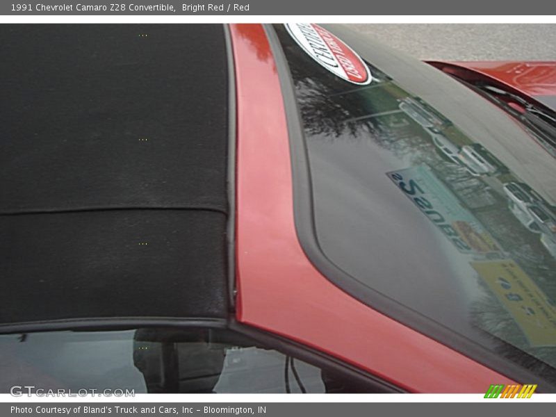 Bright Red / Red 1991 Chevrolet Camaro Z28 Convertible