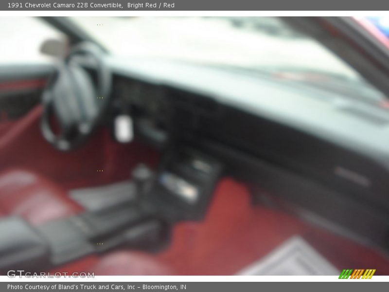Bright Red / Red 1991 Chevrolet Camaro Z28 Convertible