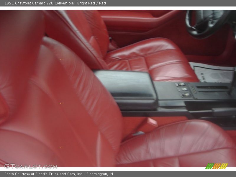 Bright Red / Red 1991 Chevrolet Camaro Z28 Convertible