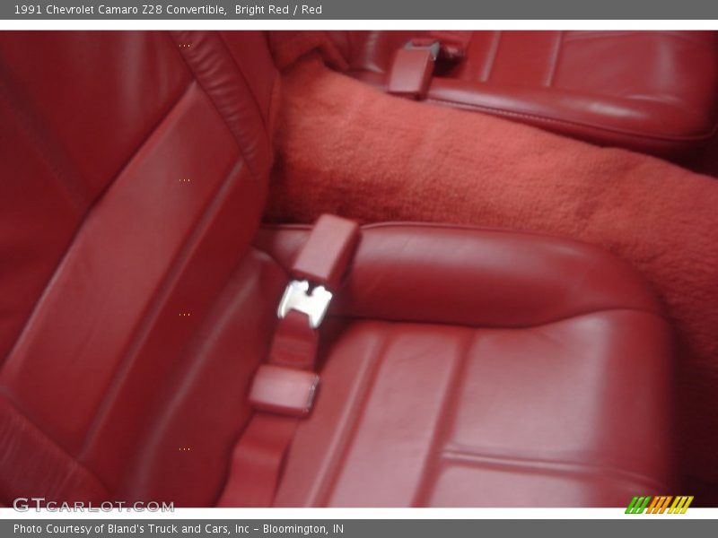 Bright Red / Red 1991 Chevrolet Camaro Z28 Convertible