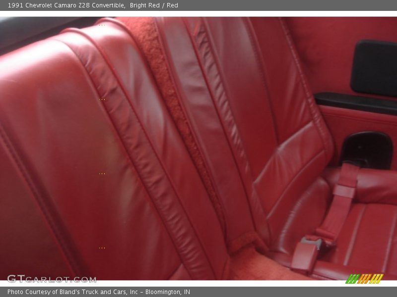 Bright Red / Red 1991 Chevrolet Camaro Z28 Convertible