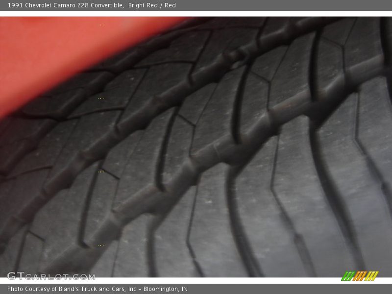 Bright Red / Red 1991 Chevrolet Camaro Z28 Convertible