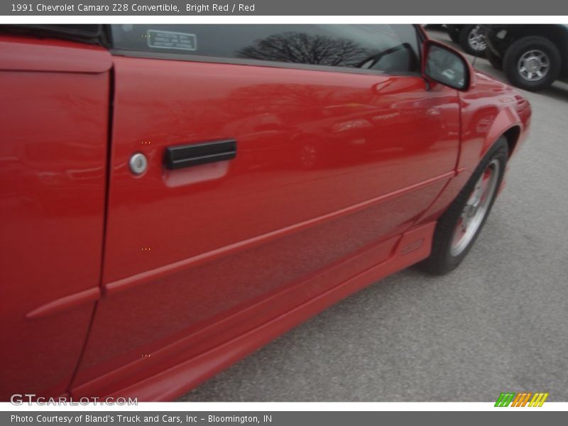 Bright Red / Red 1991 Chevrolet Camaro Z28 Convertible