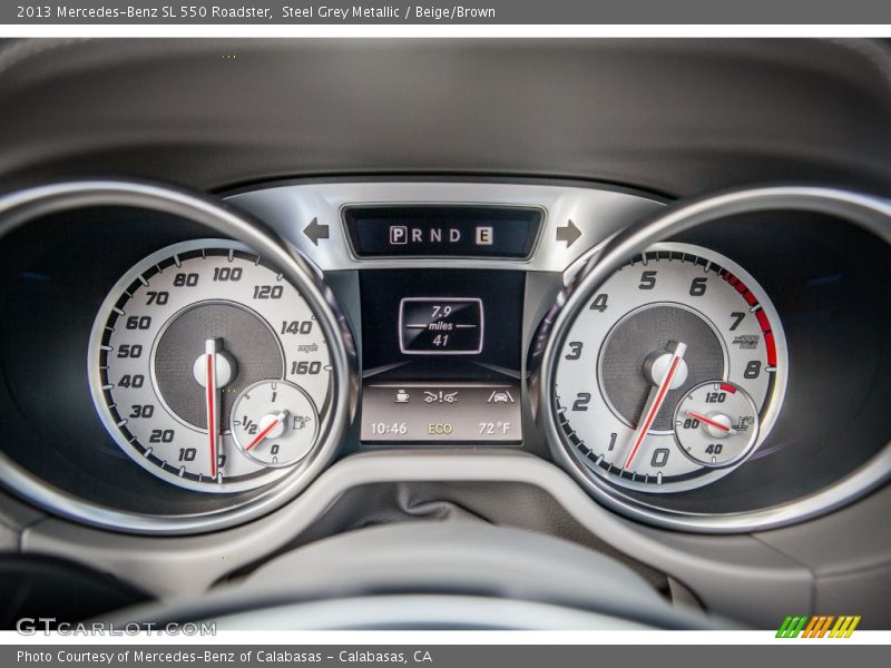  2013 SL 550 Roadster 550 Roadster Gauges
