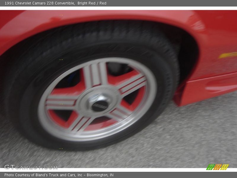 Bright Red / Red 1991 Chevrolet Camaro Z28 Convertible