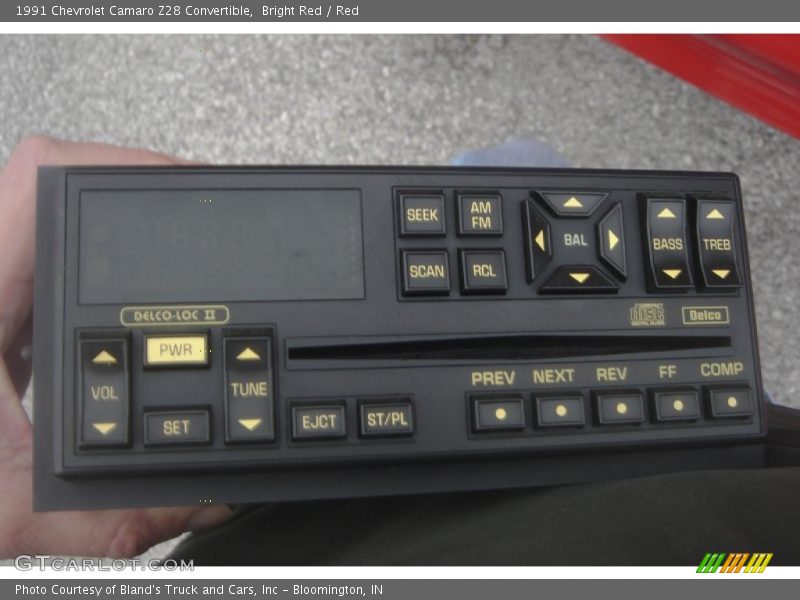 Audio System of 1991 Camaro Z28 Convertible