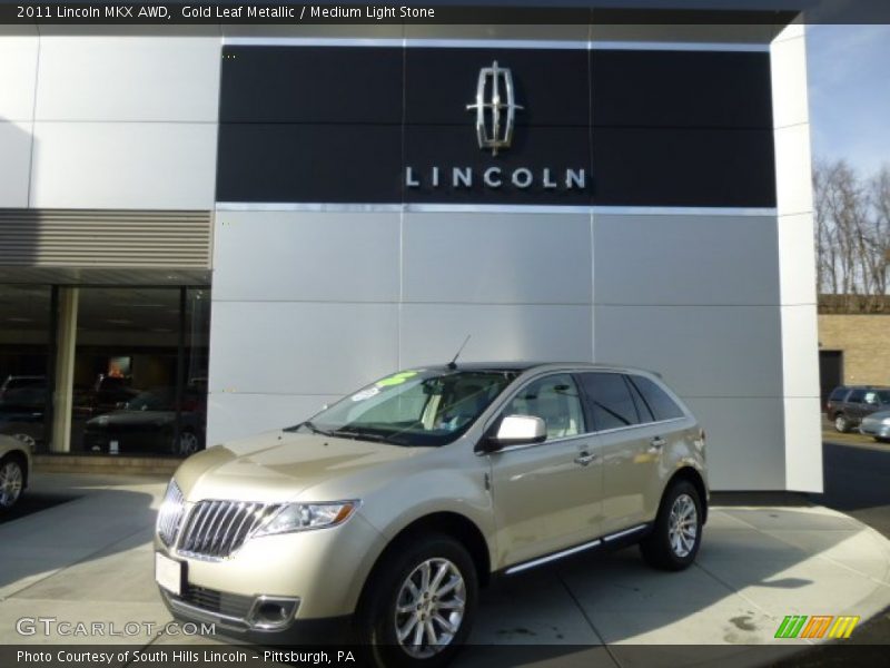Gold Leaf Metallic / Medium Light Stone 2011 Lincoln MKX AWD