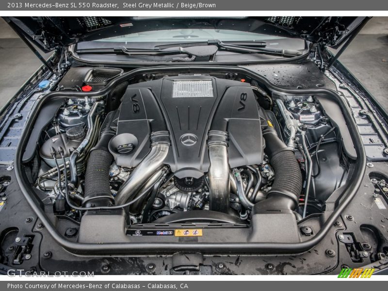  2013 SL 550 Roadster Engine - 4.6 Liter DI Twin-Turbocharged DOHC 32-Valve VVT V8