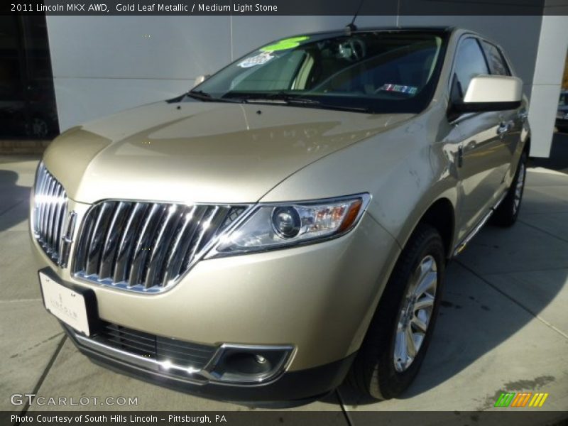 Gold Leaf Metallic / Medium Light Stone 2011 Lincoln MKX AWD