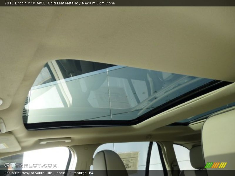 Gold Leaf Metallic / Medium Light Stone 2011 Lincoln MKX AWD