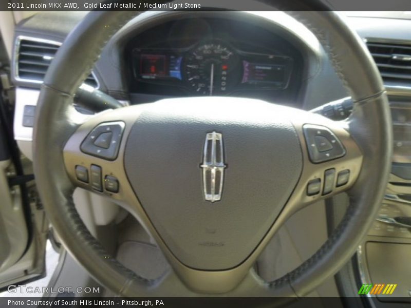 Gold Leaf Metallic / Medium Light Stone 2011 Lincoln MKX AWD