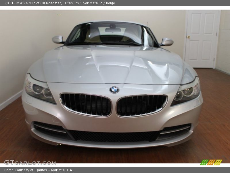Titanium Silver Metallic / Beige 2011 BMW Z4 sDrive30i Roadster