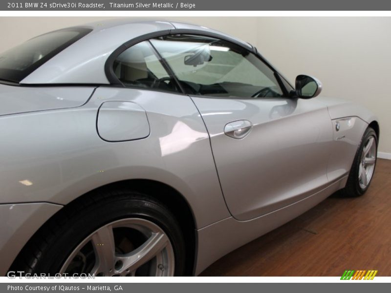 Titanium Silver Metallic / Beige 2011 BMW Z4 sDrive30i Roadster