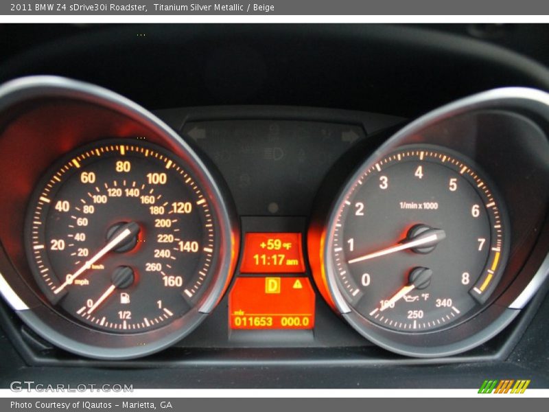  2011 Z4 sDrive30i Roadster sDrive30i Roadster Gauges