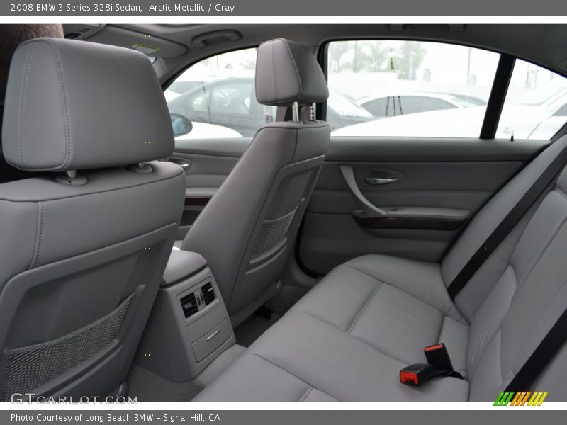 Arctic Metallic / Gray 2008 BMW 3 Series 328i Sedan