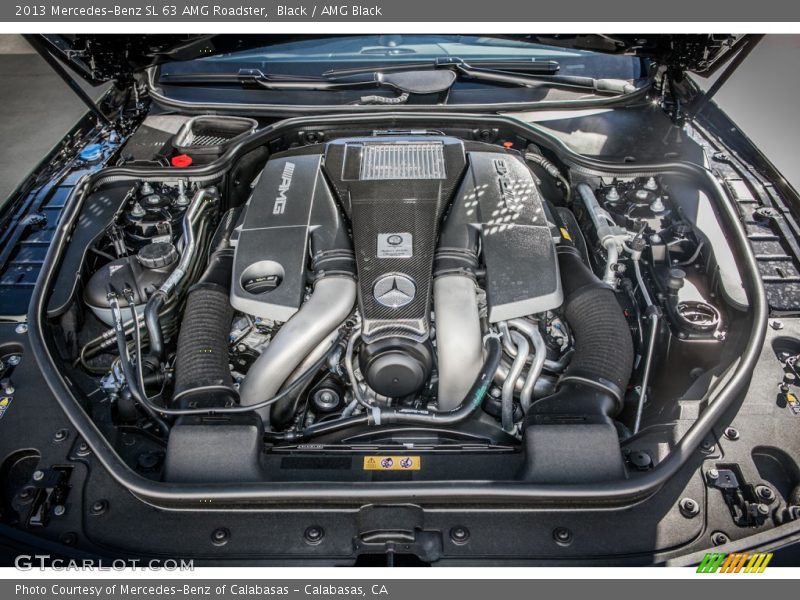  2013 SL 63 AMG Roadster Engine - 5.5 Liter AMG DI Biturbo DOHC 32-Valve V8
