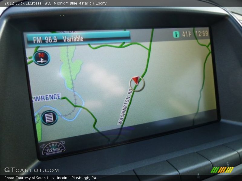 Sunroof of 2012 LaCrosse FWD