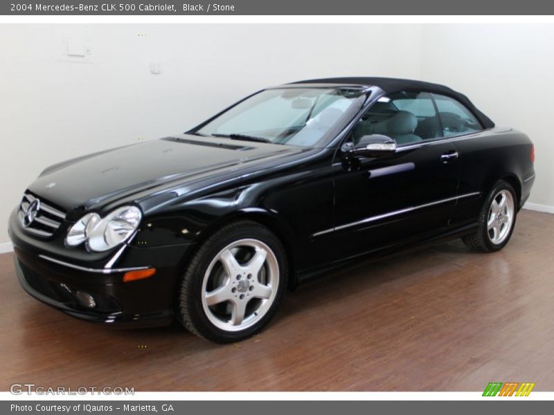 Black / Stone 2004 Mercedes-Benz CLK 500 Cabriolet
