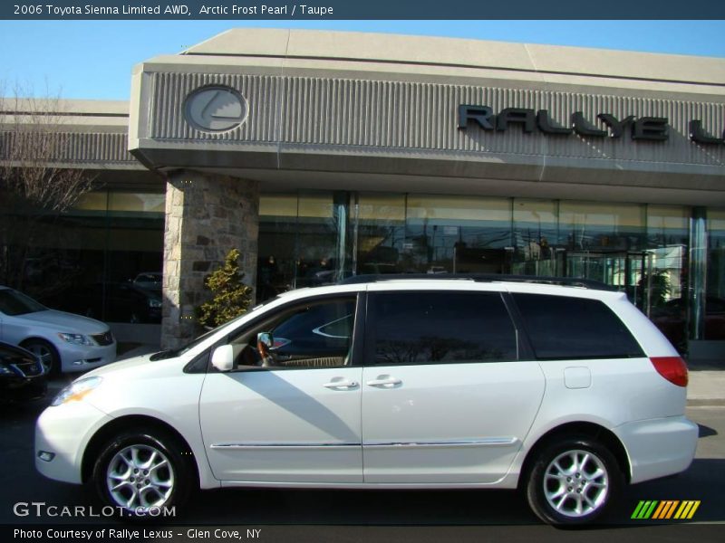 Arctic Frost Pearl / Taupe 2006 Toyota Sienna Limited AWD