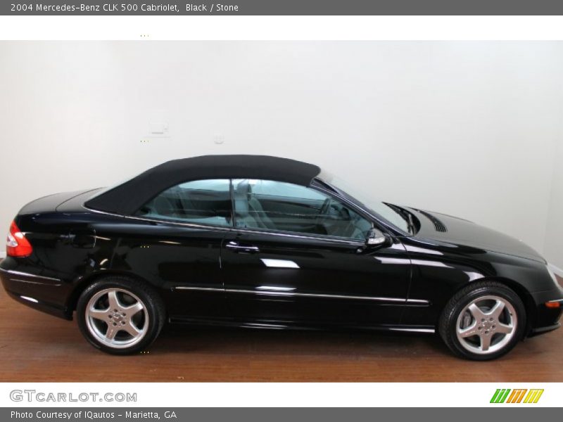 Black / Stone 2004 Mercedes-Benz CLK 500 Cabriolet
