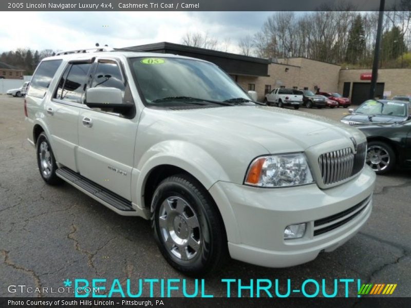Cashmere Tri Coat / Camel 2005 Lincoln Navigator Luxury 4x4