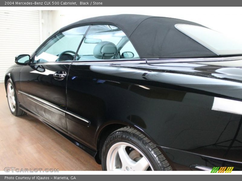 Black / Stone 2004 Mercedes-Benz CLK 500 Cabriolet