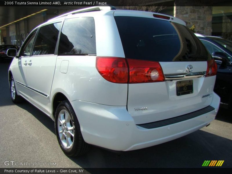 Arctic Frost Pearl / Taupe 2006 Toyota Sienna Limited AWD