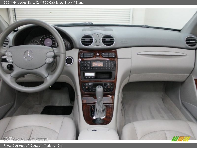 Black / Stone 2004 Mercedes-Benz CLK 500 Cabriolet