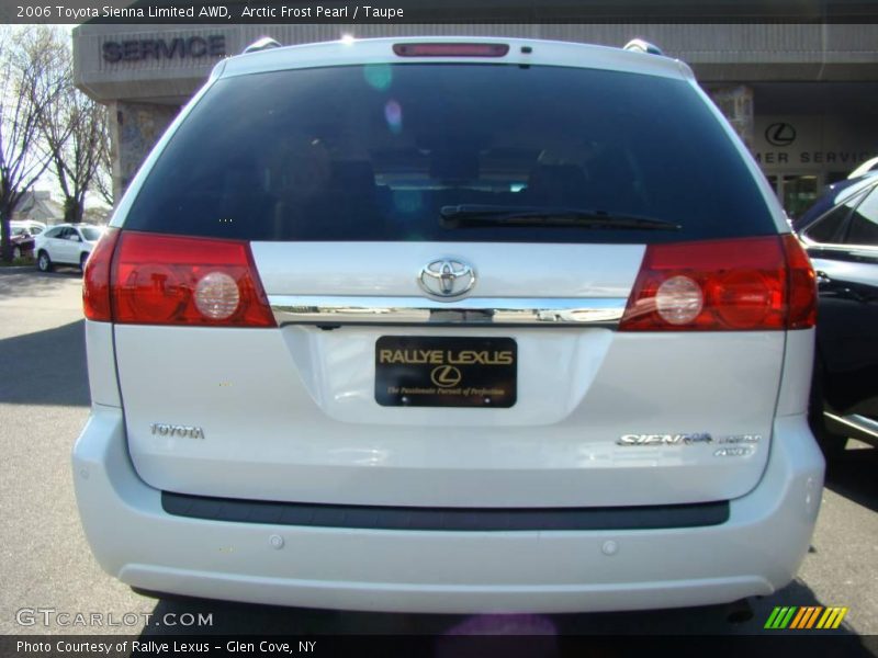 Arctic Frost Pearl / Taupe 2006 Toyota Sienna Limited AWD