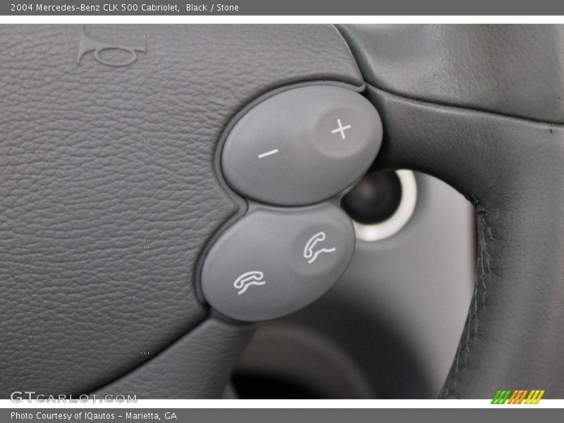 Black / Stone 2004 Mercedes-Benz CLK 500 Cabriolet