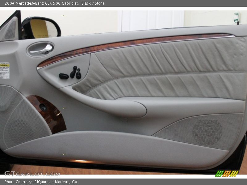 Black / Stone 2004 Mercedes-Benz CLK 500 Cabriolet