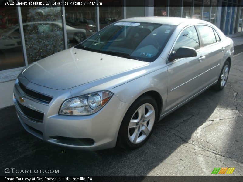 Silver Ice Metallic / Titanium 2012 Chevrolet Malibu LS