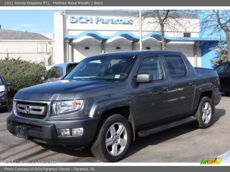 Polished Metal Metallic / Black 2011 Honda Ridgeline RTL