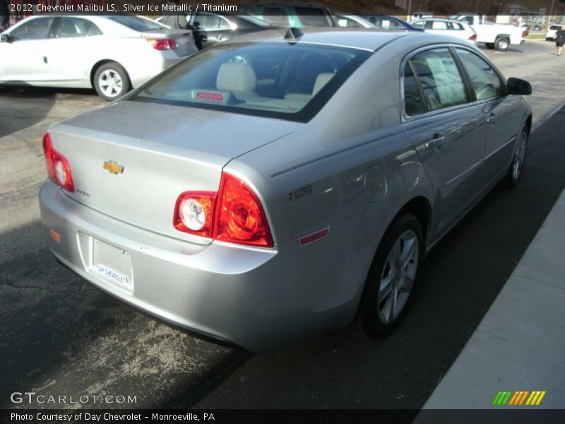 Silver Ice Metallic / Titanium 2012 Chevrolet Malibu LS