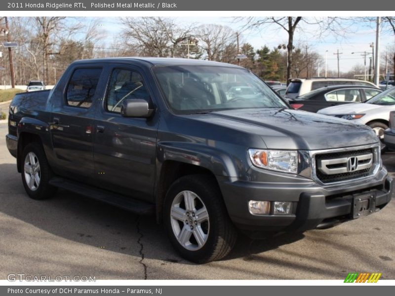 Polished Metal Metallic / Black 2011 Honda Ridgeline RTL