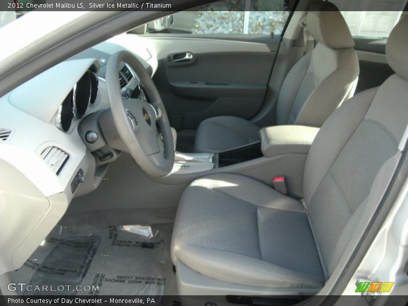 Silver Ice Metallic / Titanium 2012 Chevrolet Malibu LS