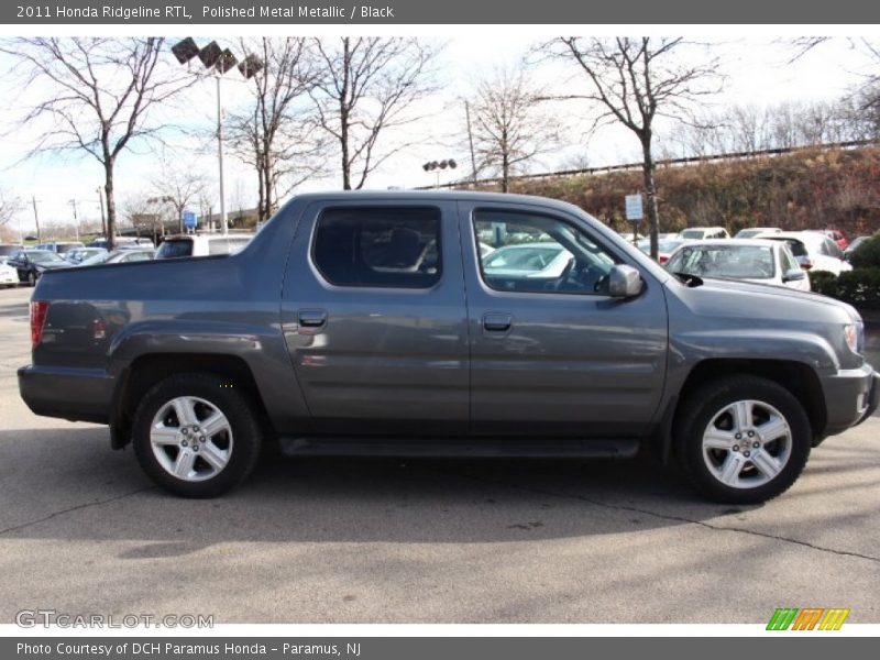 Polished Metal Metallic / Black 2011 Honda Ridgeline RTL