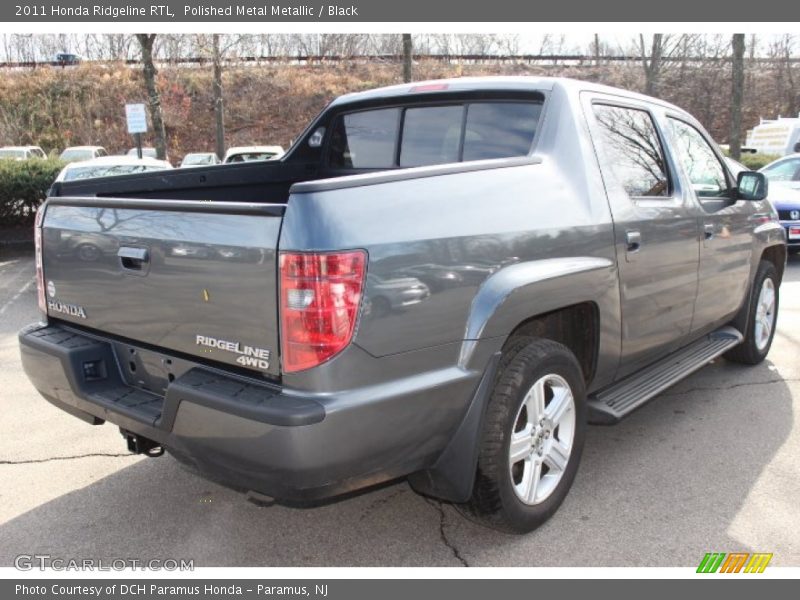 Polished Metal Metallic / Black 2011 Honda Ridgeline RTL