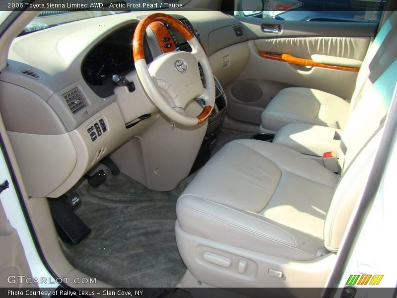 Arctic Frost Pearl / Taupe 2006 Toyota Sienna Limited AWD