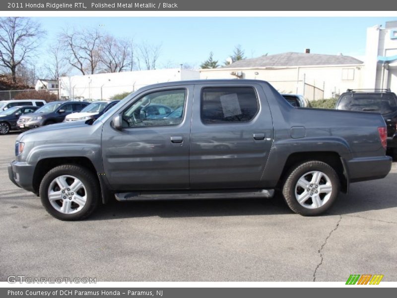 Polished Metal Metallic / Black 2011 Honda Ridgeline RTL