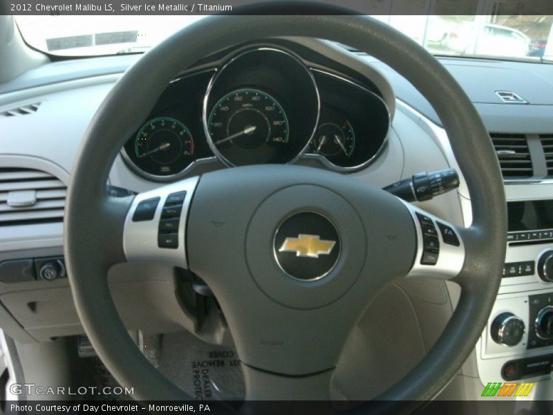 Silver Ice Metallic / Titanium 2012 Chevrolet Malibu LS