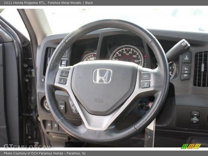 Polished Metal Metallic / Black 2011 Honda Ridgeline RTL