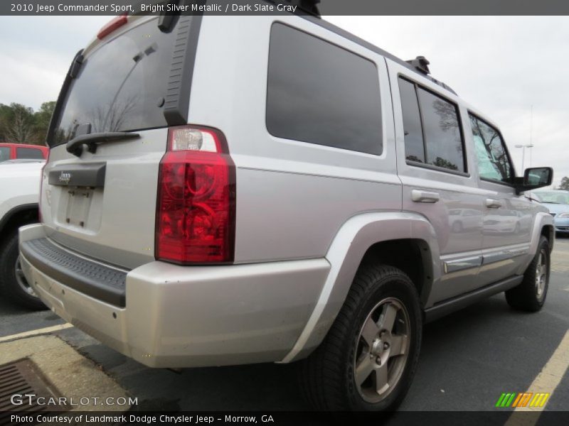 Bright Silver Metallic / Dark Slate Gray 2010 Jeep Commander Sport